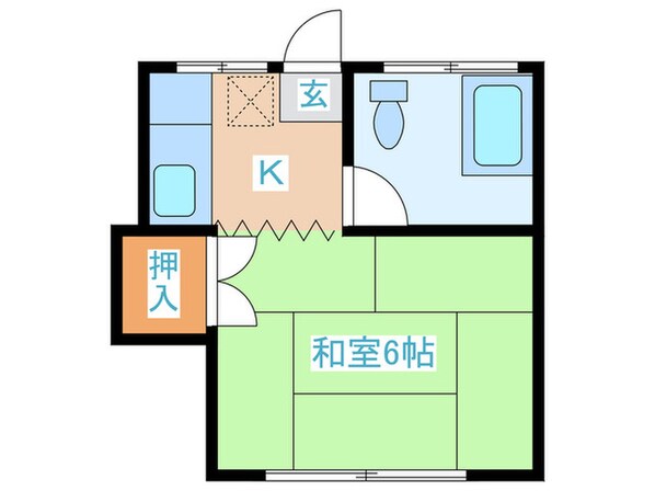 荒木コーポの物件間取画像